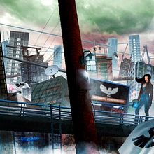 Concept Art: ROOFTOPIA Ein Projekt aus dem Bereich Concept Art, Traditionelle Illustration und Digitale Illustration von Jose Sénder Quintana - 17.04.2019