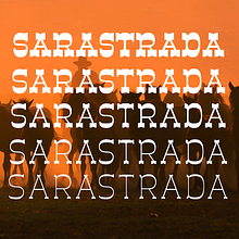 Sarastrada Typeface. Design, Editorial Design, Graphic Design, Lettering, T, and pograph project by Miguel Angel Contreras Cruz - 04.18.2019