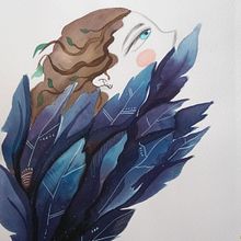 Los 3 cuervos. Un proyecto de Diseño editorial, Ilustración tradicional e Ilustración infantil de cindy monroy - 18.04.2019