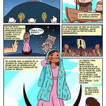Infografía Virgen de Guadalupe . Un proyecto de Ilustración tradicional e Infografía de Andrés Ávila - 12.12.2018