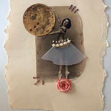 Mis dos favoritos: Ballet y Luna. . Projekt z dziedziny  Sztuki piękne,  Haft, Kreat, wność, Pisanie i Fotografia użytkownika lunakuario8 - 19.04.2019