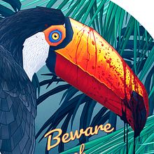 BEWARE OF KARMA. Graphic Design, and Traditional illustration project by Dani Blázquez - 04.20.2019