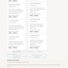 Nombres para Bebés. Web Design project by Jose Luis Torres Arevalo - 04.20.2019