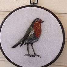 Mi Proyecto del curso: Pintar con hilo: técnicas de ilustración textil. Een project van Borduurwerk van loreramos26 - 02.05.2019