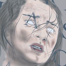 A GIRL HAS NO NAME. Un projet de Créativité, Illustration traditionnelle, Illustration numérique, Télévision, T , et pographie de Ferran Sirvent Diestre - 21.04.2019