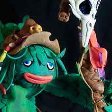 Escultura de personaje fantástico. Character Design, and Sculpture project by Roselino López Ruiz - 04.21.2019
