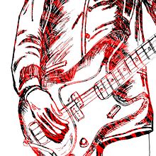 Kinks Bass. Drawing, and Pencil Drawing project by Pedro Luis Guerra Hernàndez - 04.21.2019