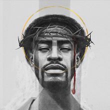 Jesus Preto (Black Jesus) . Traditional illustration project by Cheo Gonzalez - 04.21.2019