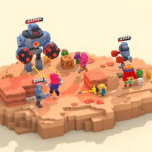 Brawl Stars - Fan Art. Un progetto di 3D, Character design 3D e Videogiochi di William Santacruz - 19.04.2019