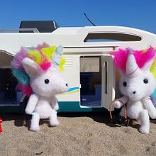 Unicornios de vacaciones. Creativit project by Maria José Donzel Sastre - 06.03.2019