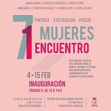 Exposición "7 mujeres 1 encuentro" . Design grafic de Montse Soria - 04.22.2019