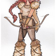 Fanart - Haanit de Octopath Traveler. Concept Art project by María Trigueros Pérez - 09.16.2018