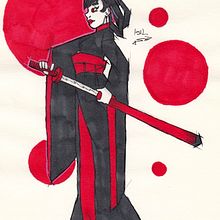 Katana. Concept Art project by María Trigueros Pérez - 03.18.2018