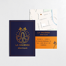 La Hacienda. Br, ing, Identit, Logo Design, Graphic Design, Traditional illustration, Vector Illustration, and Advertising project by Isabel García - C. Vallbona - 04.26.2018