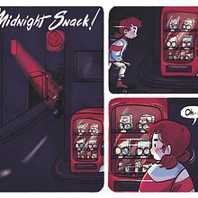 Midnight Snack! . Un proyecto de Cómic, Ilustración tradicional, Stor y telling de Laura Gazeau - 23.04.2019