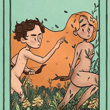 Propuesta portada- Metamorphoses. Un proyecto de Diseño gráfico, Ilustración tradicional e Ilustración digital de Laura Gazeau - 23.04.2019