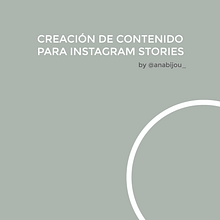 Mi Proyecto del curso: Creación y edición de contenido para Instagram Stories. Creativit project by Ana Rueda Joya - 04.24.2019