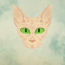 Sphynx Cat. Un proyecto de Ilustración digital de Pasqual Monzonís - 23.04.2019