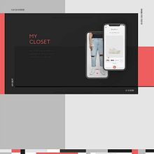 UI/UX DESIGN MY CLOSET. Un proyecto de Diseño gráfico y UX / UI de David Piñeiro Varela - 20.03.2019