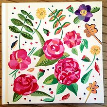  Cuaderno de camelias. Un proyecto de Ilustración tradicional de belenovich - 23.04.2019