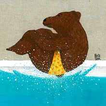 Animales de verano. Traditional illustration, and Painting project by Marta Comas Mundet - 08.29.2018