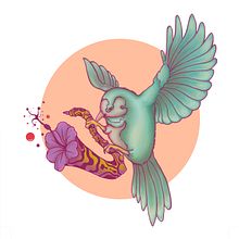 Instrumento para emitir silbidos . Un proyecto de Ilustración tradicional e Ilustración digital de Yahir Esquivel - 24.04.2019