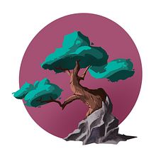 Iniciación al paisaje. Ilustração digital projeto de Dyca - 26.04.2019