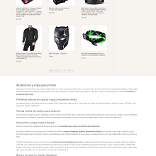 Accesorios y ropa para moto. Web Design project by Jose Luis Torres Arevalo - 04.24.2019