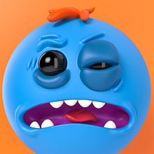 Escultura digital Mr Meeseeks . . Projekt z dziedziny 3D, Animacja postaci, Projektowanie zabawek, Projektowanie postaci 3D i  Modelowanie 3D użytkownika Anibal Diaz - 25.04.2019