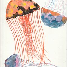Medusas. Watercolor Painting project by Nancy Rubio - 04.20.2019