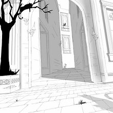 The_alley. Projekt z dziedziny Trad, c, jna ilustracja, Ilustracja c, frowa i Ilustracje dla dzieci użytkownika Gabriel Matteucci - 29.04.2019
