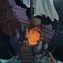 The Ship. Projekt z dziedziny Trad, c, jna ilustracja, Ilustracja c, frowa i Ilustracje dla dzieci użytkownika Gabriel Matteucci - 29.04.2019