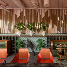 Mi Proyecto del curso: Diseño de interiores para restaurantes. Interior Design project by Adriana Mp - 04.29.2019