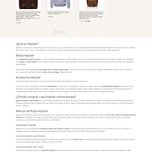 Tienda de Ropa Hipster. Web Design project by Jose Luis Torres Arevalo - 04.29.2019