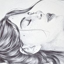b r e a t h e Ein Projekt aus dem Bereich H, werk, Bildende Künste, Kreativität, Zeichnung, Artistische Zeichnung, Porträtzeichnung, Realistische Zeichnung und Traditionelle Illustration von alba paleo - 25.04.2019