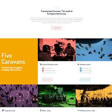 Transeuropa Caravans. Un progetto di Web development e Web design di David Ramírez - 01.04.2019