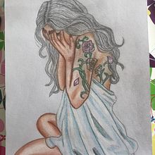 Mi Proyecto del curso: Ilustración con pastel y lápices de colores. Artistic Drawing, and Traditional illustration project by Sandra Castillo - 05.06.2019