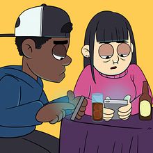 Social addicts. 2D Animation, Character Animation, and Traditional illustration project by Irene Mateos - 04.30.2019