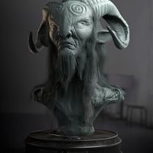 Escultura del Fauno-test fibermesh. Un progetto di Animazione 3D, Design, Modellazione 3D e Videogiochi di Luis Alberto Gayoso Berrospi - 01.05.2019