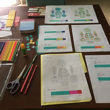 Telar Colgante como mi Proyecto del curso: Teoría del color para proyectos textiles. Artesanato projeto de Dariana Castellanos Pelegrin - 02.05.2019
