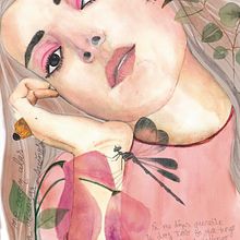 Mi Proyecto del curso: Retrato ilustrado en acuarela. Traditional illustration project by Paula Escudero - 04.10.2019