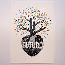 Obra gráfica: serigrafía | Edición para Gunter Gallery de FUTURO, obra Boa Mistura. Un proyecto de Arte urbano, Bellas Artes, Creatividad y Estampación de Ora Labora Studio - 02.04.2018