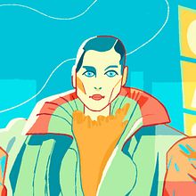 Moda GAS. Fashion Design, and Traditional illustration project by Dani Maiz - 05.02.2019