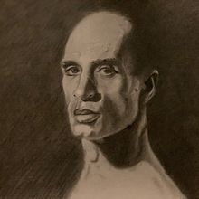 Retrato de Hombre - Foto Original de Pierre Gonnord. Projekt z dziedziny  R, sunek,  R, sunek art, st, czn i Portret użytkownika Pepe Tordesillas - 02.05.2019