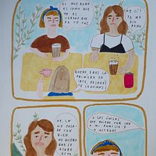 Juntas: historia de amistad fugaz. Projekt z dziedziny Komiks,  R, sunek, Trad, c i jna ilustracja użytkownika cotedelpiano - 03.05.2019