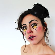 MakeUp, "Clown" Ein Projekt aus dem Bereich Bildende Künste, Kino, Kino, Video und TV, Kreativität, Design von Figuren, Fotografie, Artistische Fotografie, Studiofotografie, Porträtfotografie, Malerei und TV von Alba Mariné Villar - 22.03.2017