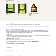 Tienda de Alimentos Sin Gluten. Web Design project by Jose Luis Torres Arevalo - 05.03.2019