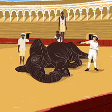 Feria de Sevilla . Un progetto di Design di poster  e Illustrazione tradizionale di José Luis Ágreda - 04.05.2019