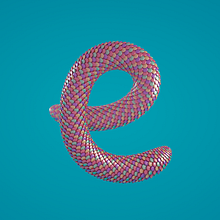 Una E Con Mucho Estilo... Ein Projekt aus dem Bereich 3D, Design, Grafikdesign, Traditionelle Illustration und Lettering von Fernando Mejia Mahecha - 04.05.2019