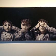 Tres monitos. Fine Arts project by Jose Maria Jimenez Lopez - 05.05.2019